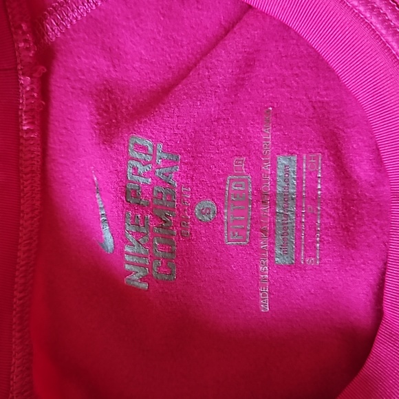 Nike Pro Combat Therma-Fit Long Sleeve Sweatshirt Just Do It Logo Size Small - Picture 14 of 15